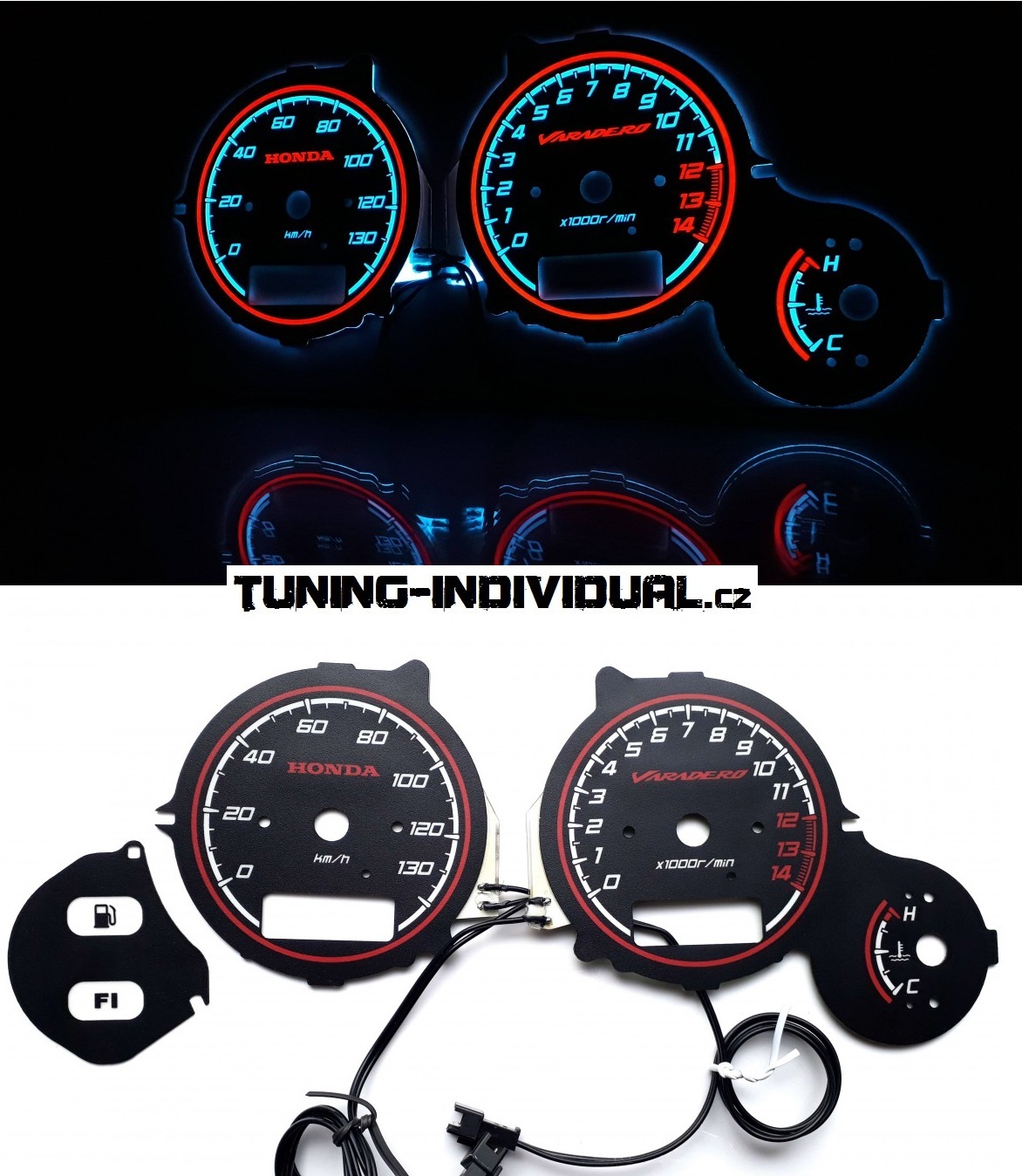 Indiglo bud�ky Honda XL 125V Varadero