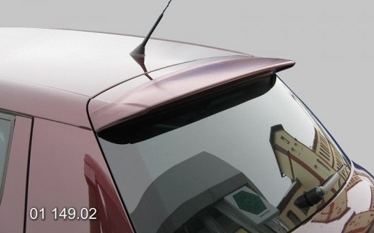 Spoiler 5. dve�� Fabia II - hladk� pro lak