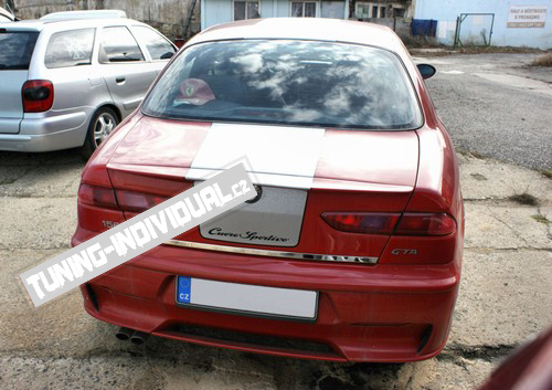 Alfa Romeo 156 - nerez chrom li�ta kufru - spodn� OMSA tuning