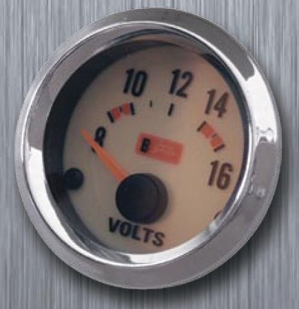 Voltmetr, ukazatel palubn�ho nap�t�, pr�m�r 52 mm