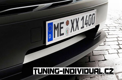 Dodge Nitro - nerez chrom spodn� li�ta p�edn�ho n�razn�ku - Omsa Line