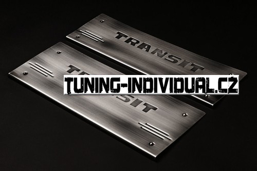 Ford Transit 00-06 - nerez chrom prahov� li�ty OMSA tuning
