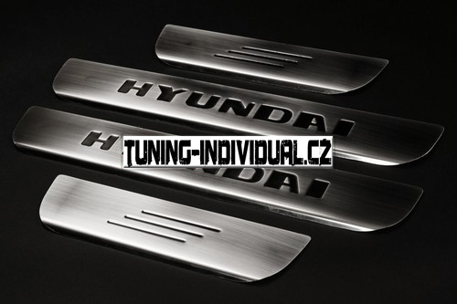 Hyundai Getz - nerez chrom prahov� li�ty OMSA tuning