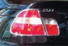 R�me�ky zadn�ch sv�tel pro BMW serie 3 E46 4D 2002-2004, chrom