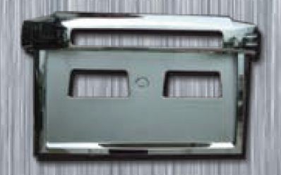 R�me�ek pod SPZ pro Mitsubishi Pajero, rok v�roby 2004-2007, chrom