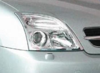 R�me�ky p�edn�ch sv�tel pro Opel Vectra, rok v�roby 2002-2004, chrom