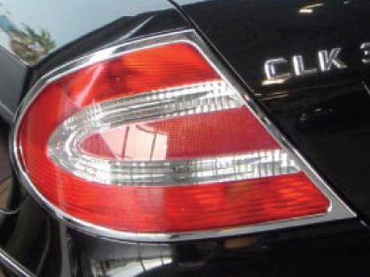 R�me�ky zadn�ch sv�tel pro Mercedes Benz CLK W 209, rok v�roby od 2003, chrom