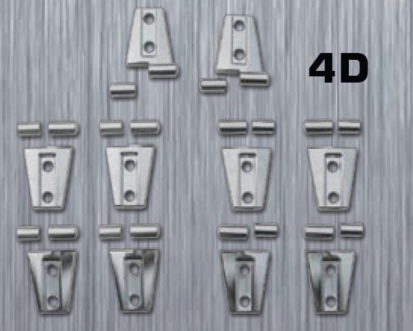 Kryty na zadn� z�v�sy pro 5 dve�� pro Jeep Wrangler, rok v�roby od 2007, chrom