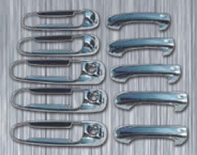 Kryty pro 5 klik pro Jeep Liberty, rok v�roby 2002-2007, u 3 klik otvor pro kl��, chrom