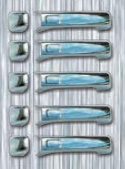 Kryty pro 5 klik pro Hummer H3, rok v�roby od 2007, chrom