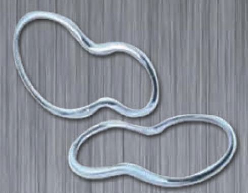 R�me�ky p�edn�ch sv�tel pro Mercedes Benz W203, chrom