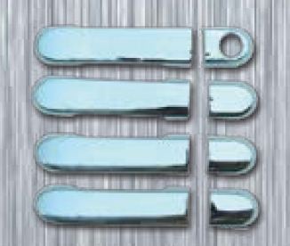 Kryty klik pro 4 dve�e pro Nissan Micra, rok v�roby od 2004, u jedn� kliky otvor pro kl��, chrom