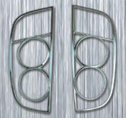 R�me�ky zadn�ch sv�tel pro Nissan Micra, rok v�roby od 2004, chrom