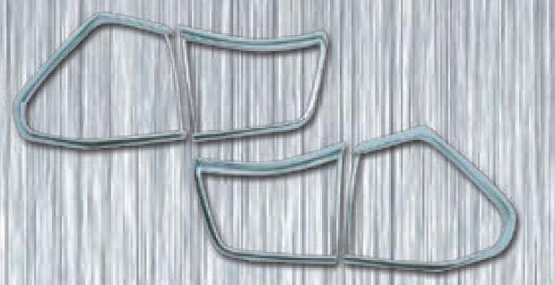 R�me�ky zadn�ch sv�tel pro Lexus RX330, chrom