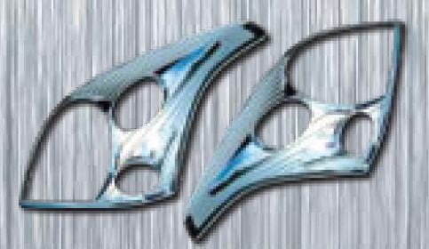 R�me�ky p�edn�ch sv�tel pro Toyota Land Cruiser, rok v�roby od 2003, chrom