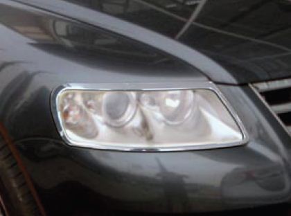 R�me�ky p�edn�ch sv�tel pro VW Touareg, rok v�roby 2001-2006, chrom