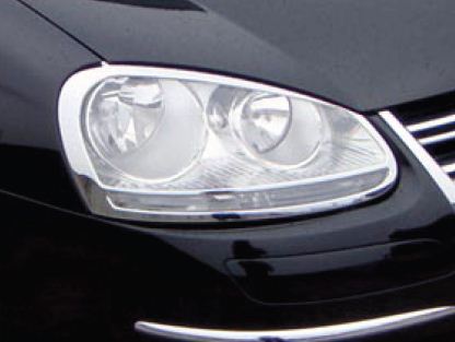 R�me�ky p�edn�ch sv�tel pro VW Jetta, rok v�roby od 2005, chrom