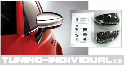 Fiat Grande Punto - nerez chrom kryty zrc�tek OMSA