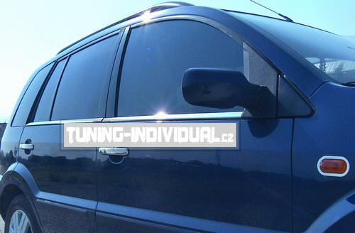 Ford Fusion - nerez chrom spodn� li�ty oken OMSA Line