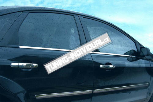 Ford C-Max 04- nerez chrom okenn� li�ty OMSA