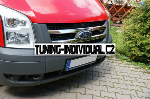 Ford Transit 07-10 NEREZ chrom li�ty p�edn� masky - OMSA
