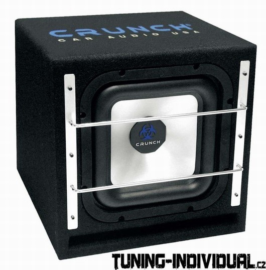 CRUNCH subwoofer box Black Maxx MXQ12