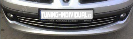 Renault Megane II 06-08 - chrom li�ty p�. n�razn�ku OMSA