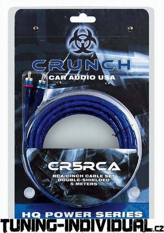 CRUNCH sign�lov� kabely CR5RCA