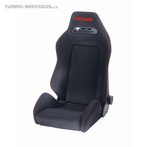 Seda�ka Recaro Speed �ern� Perlonvelur/�erven� stehy