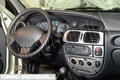 Renault Megane PH2 99-01 - dekor p��strojov� desky ALU