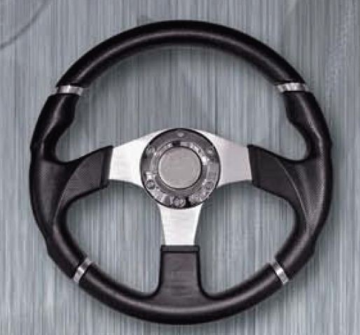 Sportovn� volant Silverstone, �ern�, pr�m�r 310 mm