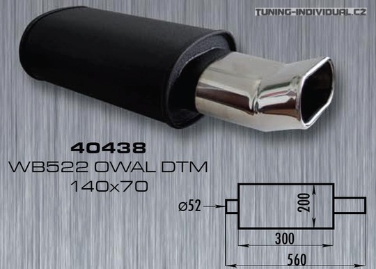 Ocelov� v�fuk WM Sport s nerez koncovkou DTM