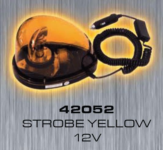 �lut� maj�k, informa�n� signaliza�n� lampa, strobe yellow, 12V