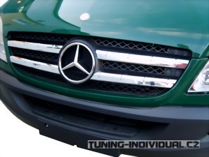 Mercedes Benz Sprinter W906 (07+) OMSA nerez chrom li�ty p�edn� masky
