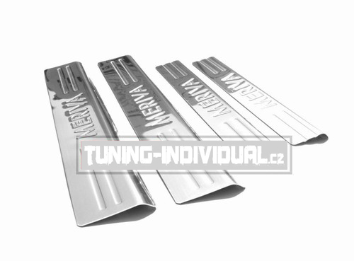 Opel Meriva - nerez chrom prahov� li�ty OMSA