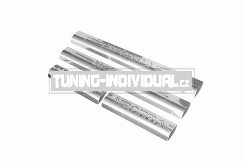Opel Vectra B - nerez chrom prahov� li�ty OMSA LINE