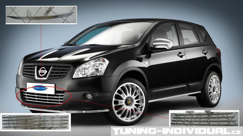 Nissan Qashqai - nerez chrom m��ka n�razn�ku - OMSA LINE