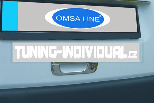 Peugeot Partner I 02-08 - NEREZ chrom kryt kliky madla zad.dve��