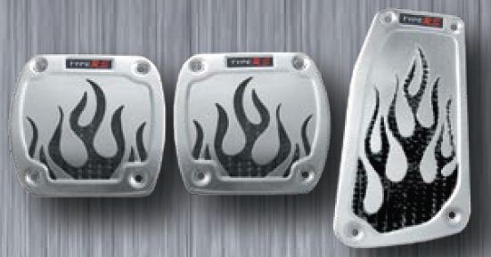 Sportovn� ped�ly RED STANDARD, �erven� podsv�cen�, sada