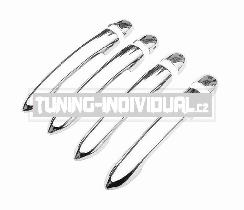 Renault Megane II+III 04-08 - nerez chrom kryty klik OMSA tuning