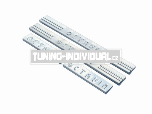 �koda Octavia II - nerez chrom prahov� li�ty OMSA tuning