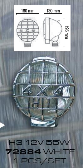 P��davn� halogenov� sv�tlo H3 12V 55W b�l�, 1 kus