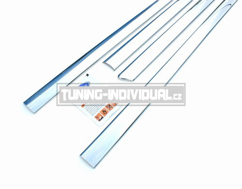 VW Golf IV 4D/Variant - nerez chrom bo�n� ochr. li�ty OMSA LINE