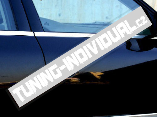 VW Passat B5 97-00 - nerez chrom li�ty bo�n�ch oken OMSA