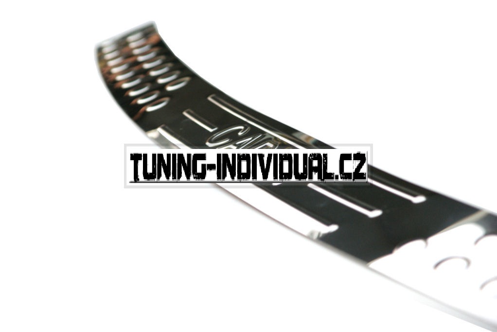 VW Caddy r.v. 04-10 - nerezov� pr�h zadn�ho n�razn�ku Omsa chrom