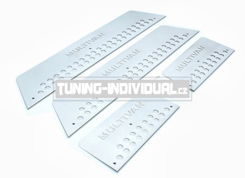 VW Multivan T5 4D - nerez chrom prahov� li�ty OMSA LINE