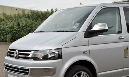 VW Transporter T5 - od r.v. 2010 - nerez kryty zrc�tek chrom