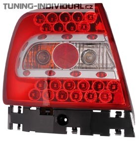 Zadn� lampy LED �erven�, Audi A4 Typ B5 Limuz�na. Cena za p�r.