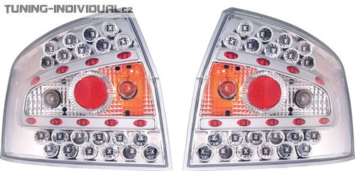 Zadn� lampy LED chromov� pro Audi A4 typ 8E (rok v�roby 10.00-11.02)