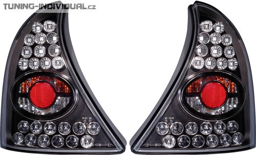 Zadn� �ir� lampy pro Renault Clio s LED technologi�, �ern�. Cena za p�r.